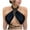 Black, variant on Honeeladyy Sales Crisscross Cut Out Vest for Women Sexy Halter Wrap Bandage Self Tie Crop Tops Backless Sleeveless Summer Tank Tops White
