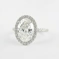 thumbnail image 5 of SOLITAIRE JEWELS 2.70CT Oval Cut Halo Style Pave Moissanite Solitaire Engagement Ring for Women Solid 18k Yellow Gold, 18k Yellow Gold Solitaire Ring, 5 of 8