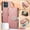 Rosegold, variant on ELEHOLD Wallet Case for Motorola Edge (2025), Shockproof Flip PU Leather Zipper Cash Slot Credit Card Slot Anti-Scratch Shock-Absorbent Case Cover With Crossbody Wrist Strap,White