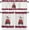 Independence Daylcs3784, variant on Cute Truck with Fireworks Independence Celebration Kitchen Curtain Valance and Tier Set, Blue Red Buffalo Checker Short Window Treatments Curtain Panels for Bedroom, 54x18 Valance 55x24 Tier