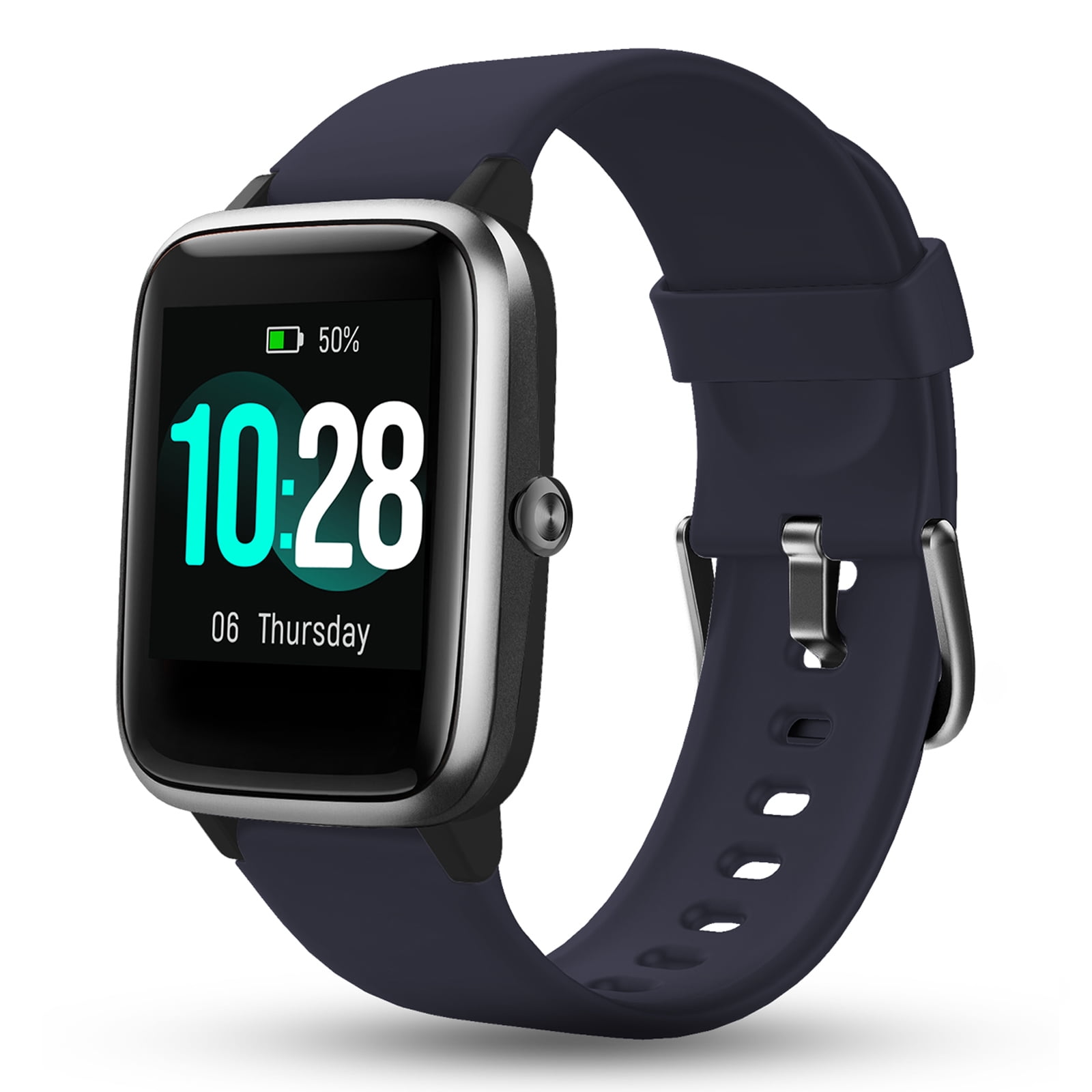 TSV Smart Watch Fits for Android iOS Samsung Phones, IP68 Swimming Waterproof Smartwatch Fitness