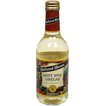 holland house white wine vinegar, 12 oz (pack of 6)