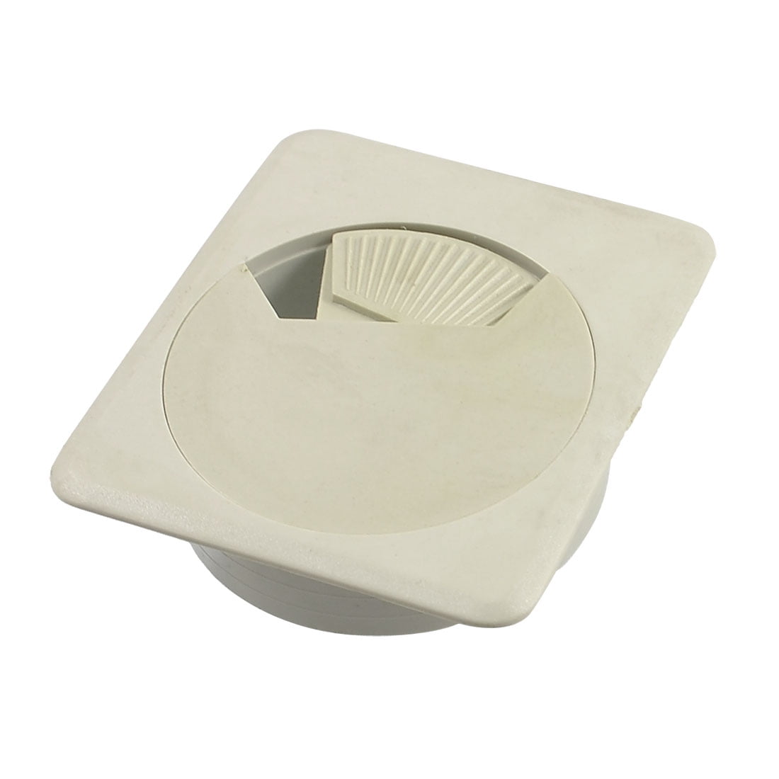 Unique Bargains 60mm Plastic Desk Computer Cable Cover Grommet Organizer Shell Gray