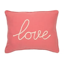 Levtex Home - Cascade - Decorative Pillow (14 x 18in.) - Coral Love - Coral, and Off-White