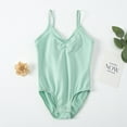 thumbnail image 3 of GYRATEDREAM Performance Classics Camisole Ballet Leotards for Girls/Toddlers/Kids, Adjustable Double Strap Gymnastics and Ballet Dancewear Light Green for 3-13Y, 3 of 5