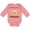 Mauve, variant on Inktastic Protected by a Chihuahua Boys or Girls Long Sleeve Baby Bodysuit