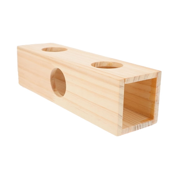 YSNOOWE Hamster Tunnel Maze Toy Wood for Indoor Play 1Set