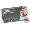 thumbnail image 2 of NitriDerm Ultra Orange Disposable Nitrile Exam Glove Standard Cuff Length SMALL 199100 100 per Box, 2 of 3