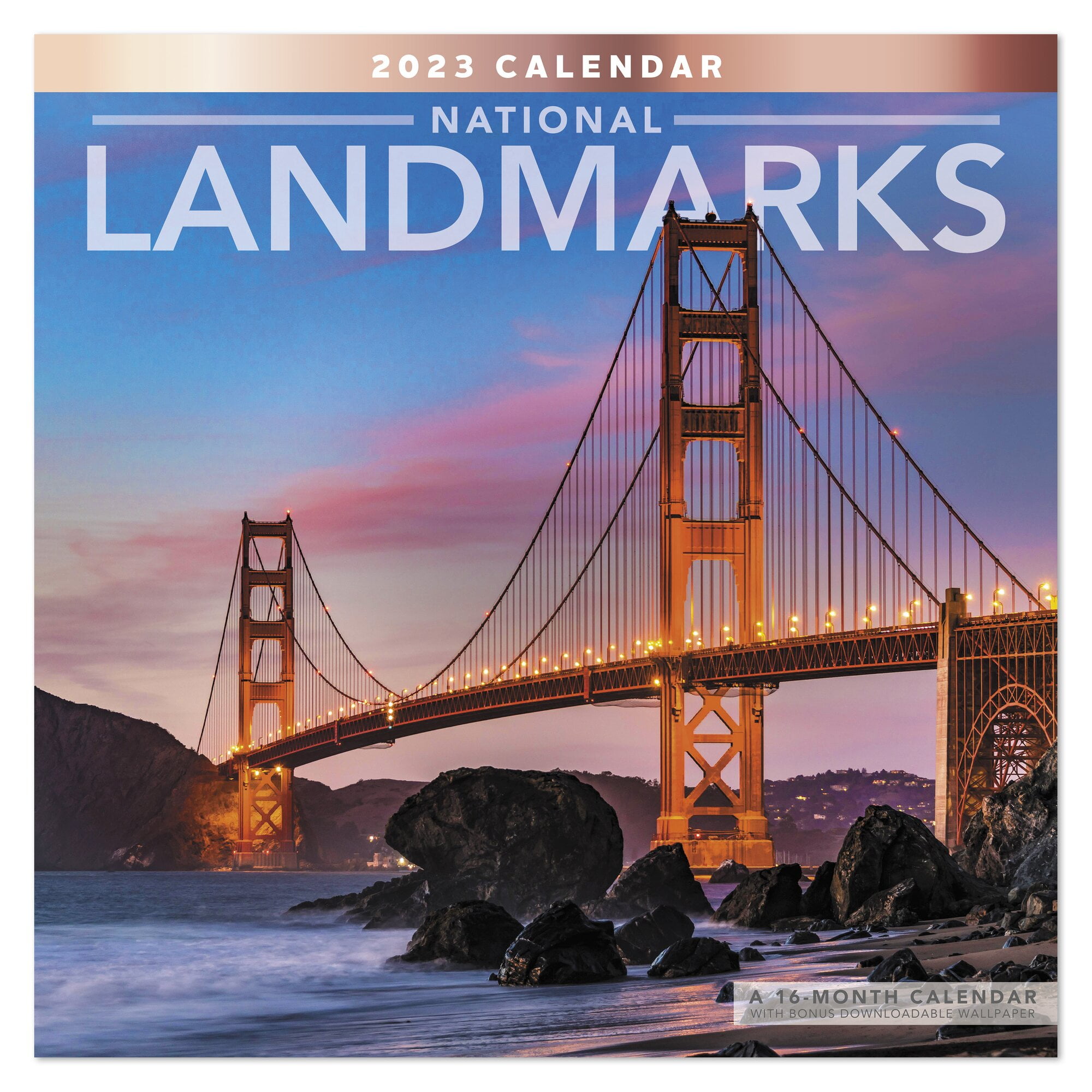 National Landmarks 2023 Monthly Wall Calendar 12 x 12 - Wall Calendars
