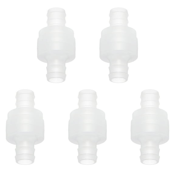 REGALWOVEN 5Pcs Non Return Check Valves, 5/8" Dia One Way Inline Hose Connector for Water Air Gas