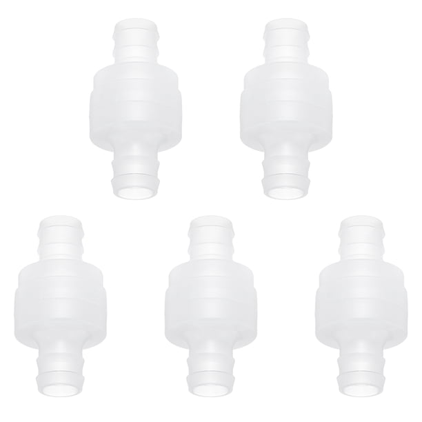 REGALWOVEN 5Pcs Válvulas de retención no retornables, Conector de manguera de un solo sentido de 5/8" de diámetro para agua, aire y gas