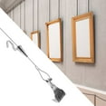 thumbnail image 2 of KAKOWELY Cintres pour Miroirs Robustes 2 Pcs Kit de Fil Suspendu pour Image Réglable Kit de Suspension pour Cadre de Miroir Corde en Fil d'Acier Inoxydable Robuste pour Suspendre des Images Outil pour Miroirs, 2 of 4