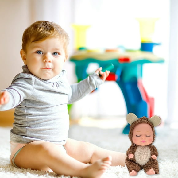 5 Inch Mini Doll, Cute Kids Doll Toy, Animals Costumes, PVC Material, Washable, Detachable Clothes, Kids 3 Years And Up, Birthday Gift, Hand-eye Coordination Training, Companion Toy