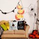 thumbnail image 3 of Juego de 4 fundas de almohada decorativas de Halloween de 18 x 18 pulgadas, diseño de granja de Happy Halloween, funda de cojín decorativa de otoño en blanco y negro para sofá de casa, 3 of 5