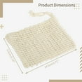 thumbnail image 2 of Soap Saver Bag, 20PCS Natural Sisal Soap Bags With Drawstring, Plastic-Free Reusable Exfoliating Soap Pouch, Zero Waste Soap Mesh Bag for Foaming & Drying Soaps, 2 of 6