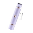 thumbnail image 3 of Afeitadora eléctrica para mujer, depiladora facial de doble cabezal, ergonómica y desmontable. Violeta, 3 of 9