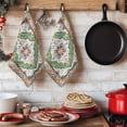 thumbnail image 4 of Dish Towels, Green Bohemian Absorbent Kitchen Towels 2 PCS, Vintage Medieval Mural Microfiber Hand Towels Dish Cloths Tea Towels for Home&nbsp;Bathroom Cleaning Drying,18X28-Inch,, 4 of 9