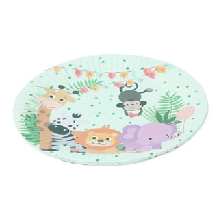 Animal faces small paper plates - Little Lulubel