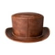 thumbnail image 4 of Sombrero de caballero medieval, sombrero de copa medieval, sombrero de copa de disfraz de accesorios clásicos para cosplay Marrón, 4 of 9