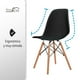 thumbnail image 2 of Set de 4 Sillas Minimalistas STAY ELIT COLOR negro, 2 of 5