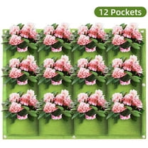 Hanging Planters,12 Pockets Large Vertical Garden Wall Planter Grow Bags for Indoor Outdoor Fence Wall Home Décor