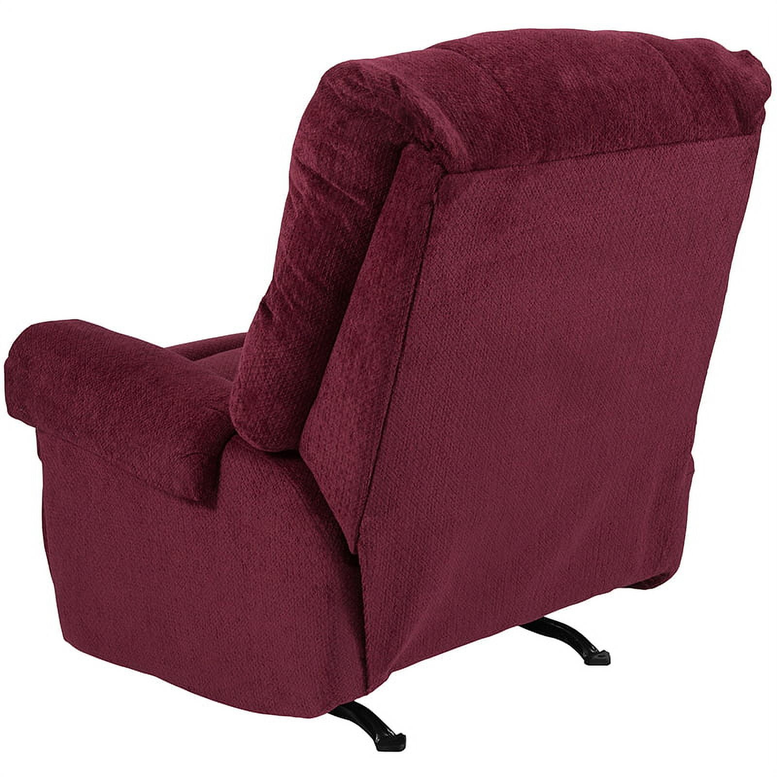 Burgundy rocker online recliner