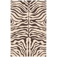 thumbnail image 6 of SAFAVIEH Soho Paige Striped Wool Area Rug, Beige/Charcoal, 6' x 6' Square, 6 of 6