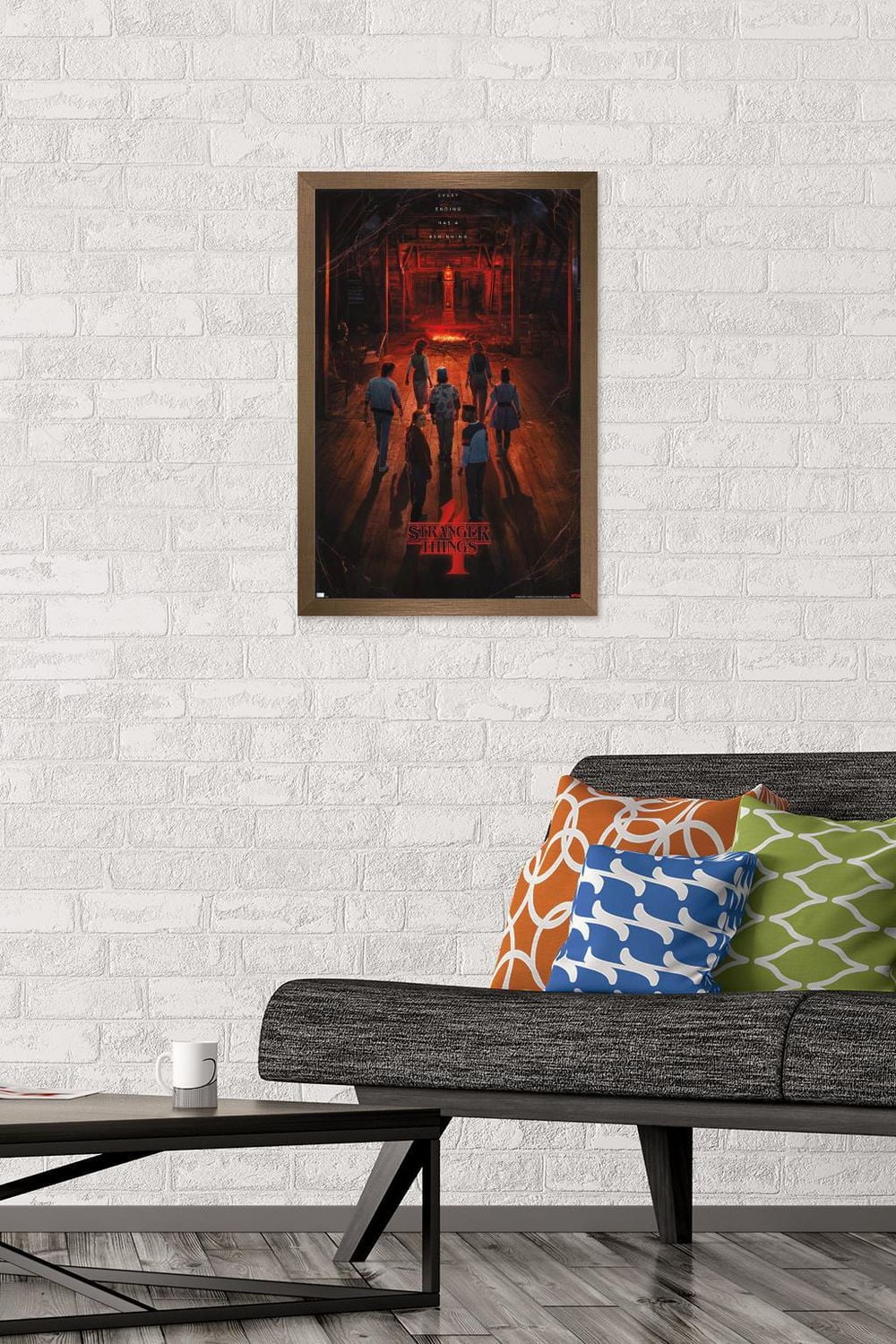 Netflix Stranger Things: Season 4 - Creel House Teaser One Sheet Wall Poster with Push Pins