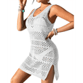 thumbnail image 3 of Trajes de Baño para Mujer, Verano 2025, Crochet, Tejido Calado, Vestidos de Playa. M, 3 of 8
