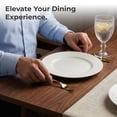 thumbnail image 3 of 24 Piece Gold Silverware Set with Steak Knives, Stainless Steel Flatware Set for 4, Mirror Polished Cutlery, 3 of 8