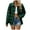 Green, variant on Womens Blouses Flannel Shacket Long Sleeve Button Down Womens Golf Shirt,Black,m