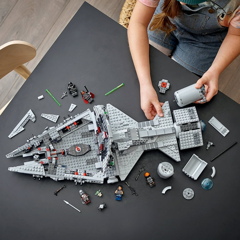 LEGO Star Wars The Mandalorian Imperial Light Cruiser 75315 TIE Fighter Ship Grogu Model 1 336 Pieces Walmart