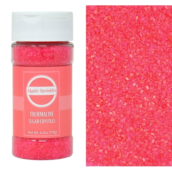 Mystic Sprinkles Tourmaline - Hot Pink Sugar Crystals 4.2 Ounce Bottle