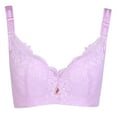 thumbnail image 4 of Gibobby Brasier deportivo para mujer Ropa interior fina de copa completa para mujer, Sujetador deportivo inalámbrico de talla grande con botonadura(C,36/80C), 4 of 5