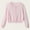 Pink, variant on Brondbend Girls Cardigans Kids Cardigan Sweater Crewneck Long Sleeved Knitted Cotton Coat Solid Front Button Breathable Jacket Loose Fall Winter Comfortable Outerwear,Light Blue