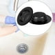 thumbnail image 1 of Filtro para atrapar el pelo, accesorio eficaz para fregadero de borde ancho y redondo, colador para fregadero de cocina, desagüe de lavandería y baño. negro, 1 of 8