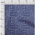 thumbnail image 1 of oneOone Cotton Poplin Twill Royal Blue Fabric Crocodile Ogee & Leaves African Diy Clothing Quilting Fabric Print Fabric By Yard 56 Inch Wide, 1 of 4