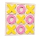 thumbnail image 2 of Juego de mesa Tic TAC Toe, juego de interacción entre padres e hijos, juego de rompecabezas familiar para niños. amarillo rosa, 2 of 9