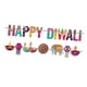 thumbnail image 5 of Adornos de pancarta de Feliz Diwali, accesorios de papel hindú para decoración de Diwali, banderines colgantes para pared, festival, hogar, repisa de, 5 of 8