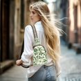 thumbnail image 5 of FORMRS Womens Crossbody Sling Bag Travel Daypack Shoulder Chest Backpack, Green Floral, 5 of 7