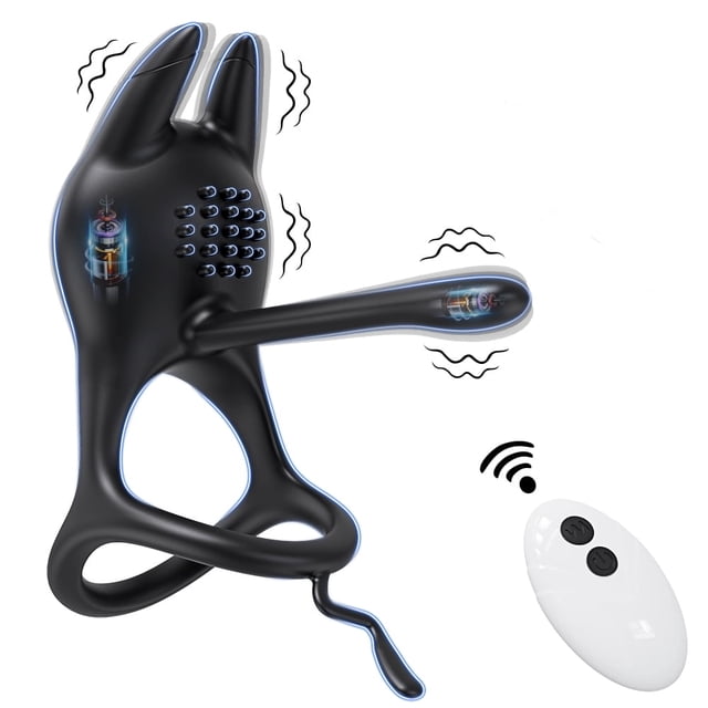 Xbonp Vibrating Penis Ring ,9 Vibrations Mode Penis Ring Clitoris Vibrator