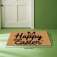 thumbnail image 4 of CoreLiving Easter Bunny Rug Outdoor Spring Welcome Doormat Non Slip Front Door Mat for Porch Entryway Home Decor Floor Easter Decorations Rabbit Design Layered, 4 of 9