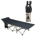 thumbnail image 2 of Topeakmart Metal Folding Camping Bed with Storage Bag, Gray, 2 of 14