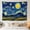 B, variant on XaaKee Tapestry Wall Hanging, Post-Impressionism Lunar Eclipse Night Landscape Tapestry For Bedroom, High-Quality Polyester Large Tapestry, Living Room Bedroom Decor, 60x40Inch