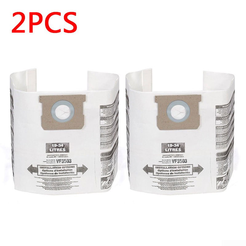 2pcs Vacuum Cleaner Dust Bags Replacement Tool Kit For Ridgid Workshop WD0975 