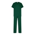 thumbnail image 3 of Hanen Scrubs for Women Set Modern V Neck Scrub Top & Cargo Pants Nursing Scrubs with 6 Pockets, 3 of 6
