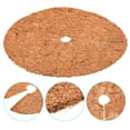 thumbnail image 4 of Uxcell 15" Coconut Fiber Mulch Ring Thick Mat Tree Protector Root Soil Cover, 5 Pack, 4 of 5