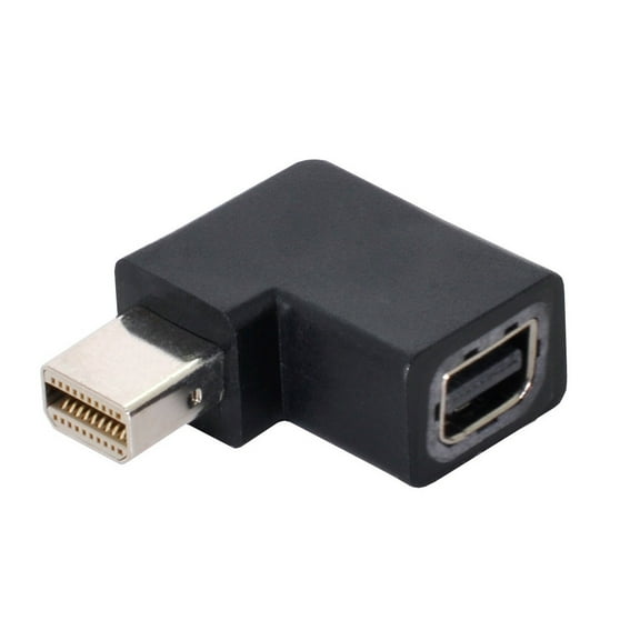CY Angled Mini DisplayPort 1.4 Male to Mini DP Female 8K 60hz Adapter Ultra-HD UHD 4K 144hz 7680*4320 for Video PC Laptop Monitor