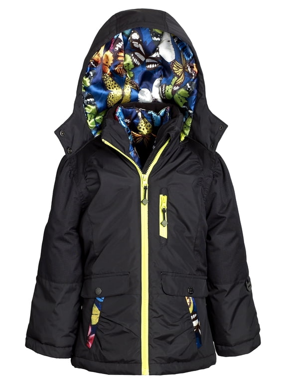 Girls Down Alternative Winter 3-in-1 System Puffer Bubble Jacket Coat