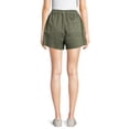 thumbnail image 4 of No Boundaries Juniors' Super High Rise Tie Front Shorts, 4 of 5